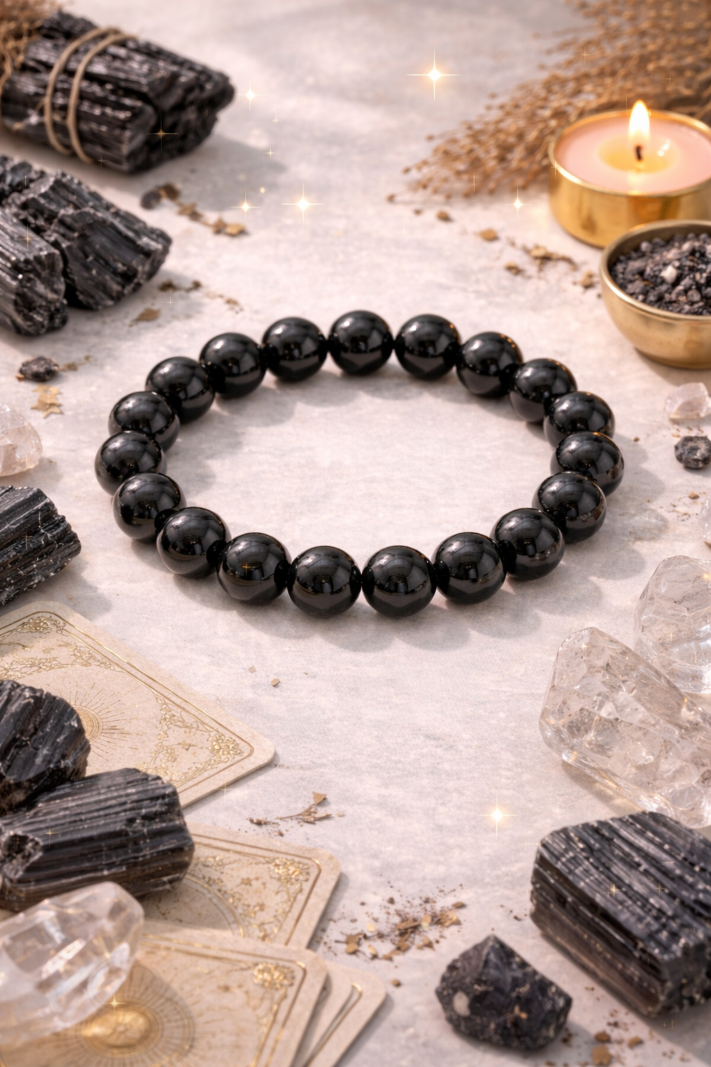 black tourmaline protection bracelet black tourmaline protection bracelet