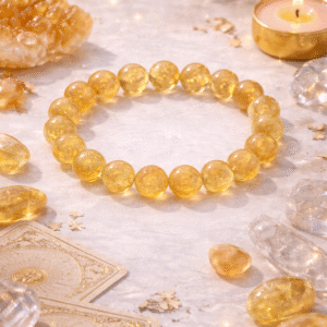 citrine money bracelet